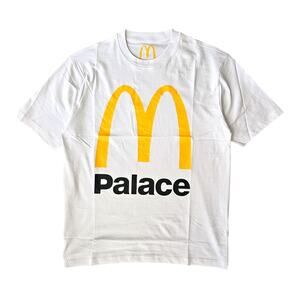 Palace X McDonald’s Logo Cotton T Shirt in White size Large - New